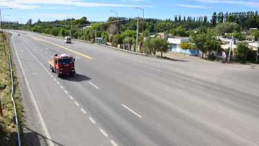 El siniestro vial ocurrió en uno de los accesos a barrio Nuevo, en Regina. (foto: Néstor Salas)