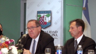 El intendente de Regina realizó gestiones ante distintos organismos nacionales. Archivo
