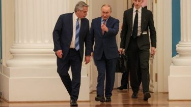 El presidente Alberto Fernández tiene cercanía con su par Vladimir Putin.-