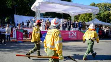 Desfile aniversario San Martín de los Andes . Foto Patricio Rodriguez