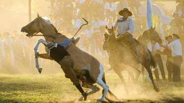 La jineteada será una de las actividades convocantes de la fiesta. Foto: archivo/Patricio Rodríguez.