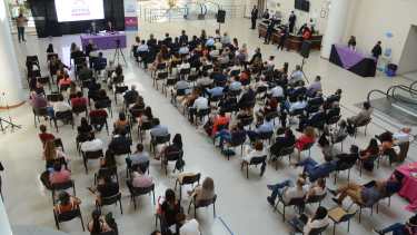 La Legislatura fue el escenario de la primera charla sobre la reforma procesal civil. (Yamil Regules)
