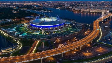 El Gazprom Arena de San Petesburgo iba a recibir la final de la Champions League, que ahora se mudará a Francia.
