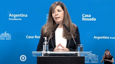 La Portavoz presidencial Gabriela Cerruti brindó esta tarde su habitual conferencia de prensa.