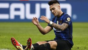 Lautaro Martínez lleva 9 partidos sin hacer goles e Inter perdió la chance de ser líder