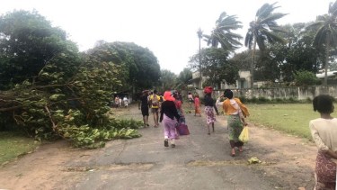 El ciclón Batsirai pasó por Madagascar.