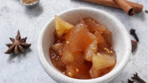 No dejes de probar este chutney de manzana y pera