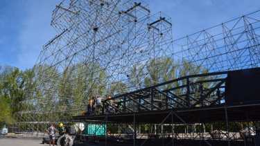 Habrá un servicio de transporte dentro del predio para personas con discapacidad. Foto: Yamil Regules.