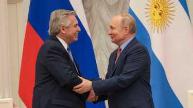Alberto Fernández mantuvo un encuentro con el presidente de la Federación de Rusia, Vladimir Putin. 
