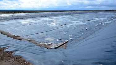 Retoman las obras de las piletas de tratamiento con vuelco cero en Regina