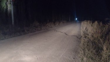Durante la madrugada robaron cables eléctricos en Godoy que afectaron a cientos de usuarios. (Foto gentileza)