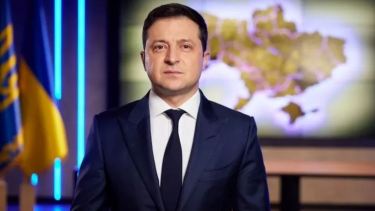 Zelensky interpretó a un presidente en una serie de televisión.