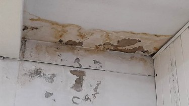 El gremio hizo pública imágenes de edificios escolares en mal estado. 