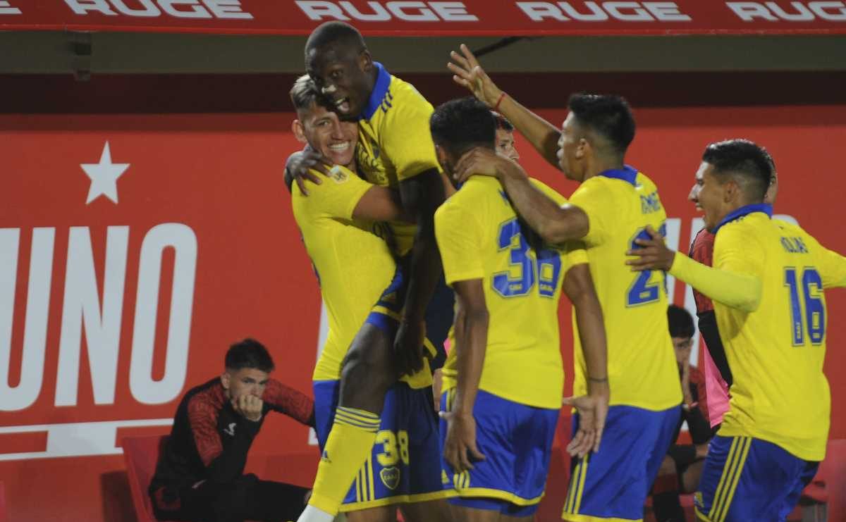 Boca gana 1 a 0 en La Plata. (Foto: Télam/Eva Cabrera)