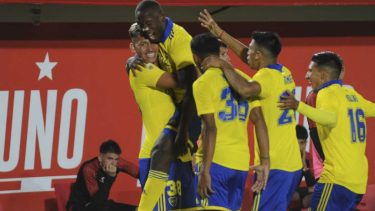 Boca gana 1 a 0 en La Plata. (Foto: Télam/Eva Cabrera)