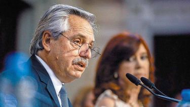 Uno de los últimos actos que compartieron Alberto y Cristina. 