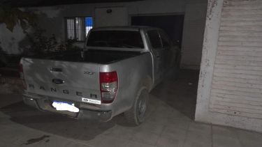 La camioneta fue robada el domingo pasado a una familia de Salta. Foto gentileza.