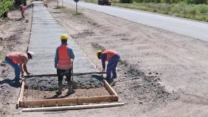 Cierran acceso a Chacra Monte por calle Lácar por obras de la Ciclovía de Ruta 6