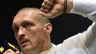 El ejercito ucraniano le dio permiso a Usyk para pelear por el título