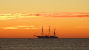 Puerto Madryn: las espectaculares postales que dejó la Fragata Libertad