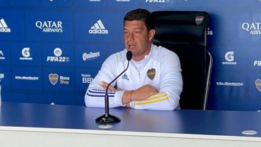 Battaglia habló en conferencia de prensa antes del Superclásico.