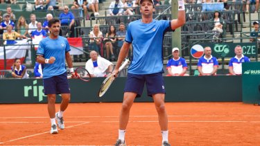 Horacio Zeballos casi con seguridad será uno de los integrantes del dobles de Argentina. Gentileza.