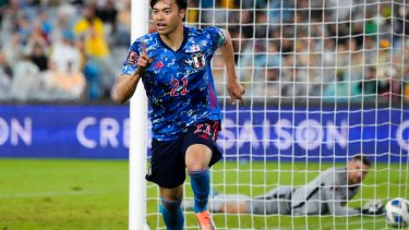 Japón logró la clasificación al Mundial y le dio una mano a Arabia Saudita. (AP Photo/Mark Baker)