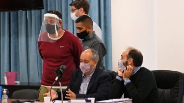 El imputado, Damián Retamal, se encuentra con prisión preventiva. Foto Florencia Salto.