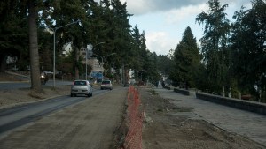 La obra del Colector Costanero de Bariloche tuvo cambios y un freno en el verano