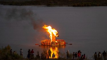 El arte contemporáneo se vivió a pleno en cada rincón de la localidad. Foto: gentileza. 