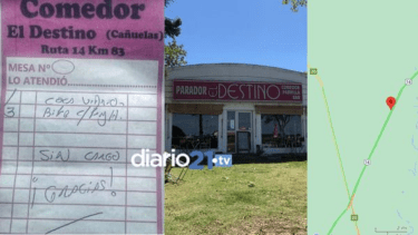 Bomberos de Corrientes pararon a comer y no les cobraron la comida. 