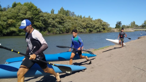 El Selectivo de canotaje de maratón se vive a pleno en Luis Beltrán