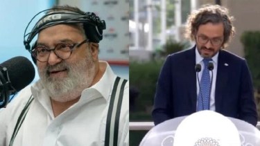 Cafiero insultó en inglés al periodista Jorge Lanata. 