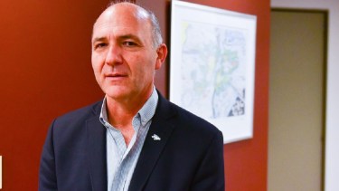 Entrevista a Guillermo Carmona, secretario de Malvinas, Antártida y Atlántico Sur. Foto: gentileza La Voz 