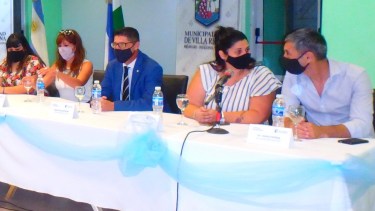 Concejales del bloque del FdT impulsaron el pedido de informes por la licitación de la terminal. (Fotos Néstos Salas)