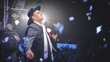 El Chaqueño se presentó en el 2018 en los festejos del centenario de Comallo. Foto: Archivo.