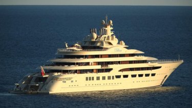 El yate ruso está valuado en 600 millones de dólares. Foto: Forbes