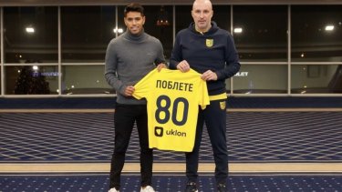 Poblete viene de jugar en el Metalist de Ucrania. 