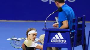 Tenis: Zverev no podrá jugar por dos meses tras agredir a un árbitro
