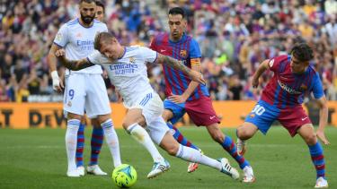 Real Madrid llega al clásico como líder de la Liga de España. 