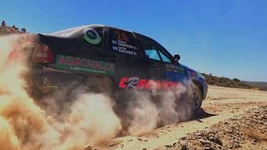 Marcos Craievich es el cómo líder de la Clase A-7 del Rally Regional. Gentileza.