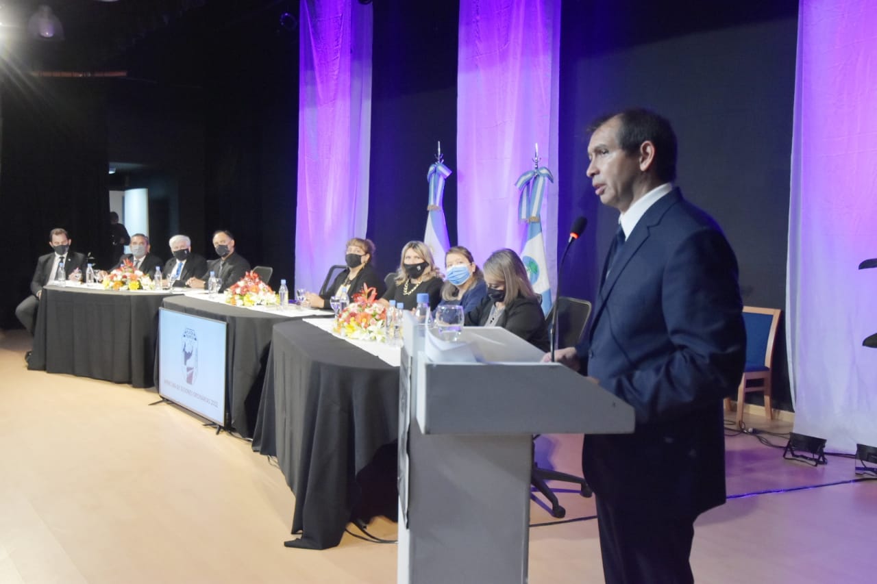 El intendente Gustavo Suárez habló en la primera sesión de este 2022 (Foto: Gentileza)