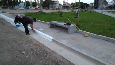 El municipio proyecta terminar la renovación de la Plaza San Martín para el aniversario de Godoy.