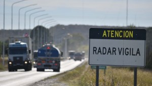 Los radares recaudan millones controlando el tránsito hacia Vaca Muerta