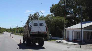 Los hechos fueron registrados en frente al Destacamento de la policía caminera, ubicada en Paso Córdoba, de Roca. Foto Archivo.