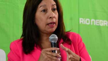 La jefa provincial llegó el viernes de Israel. 