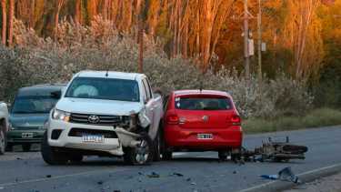 Un motociclista perdió la vida en un siniestro vial sobre Ruta 22, en Roca