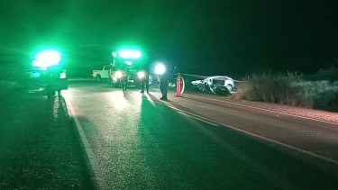 Choque frontal en la ruta 17, en sentido a Picún Leufú (Foto: gentileza)