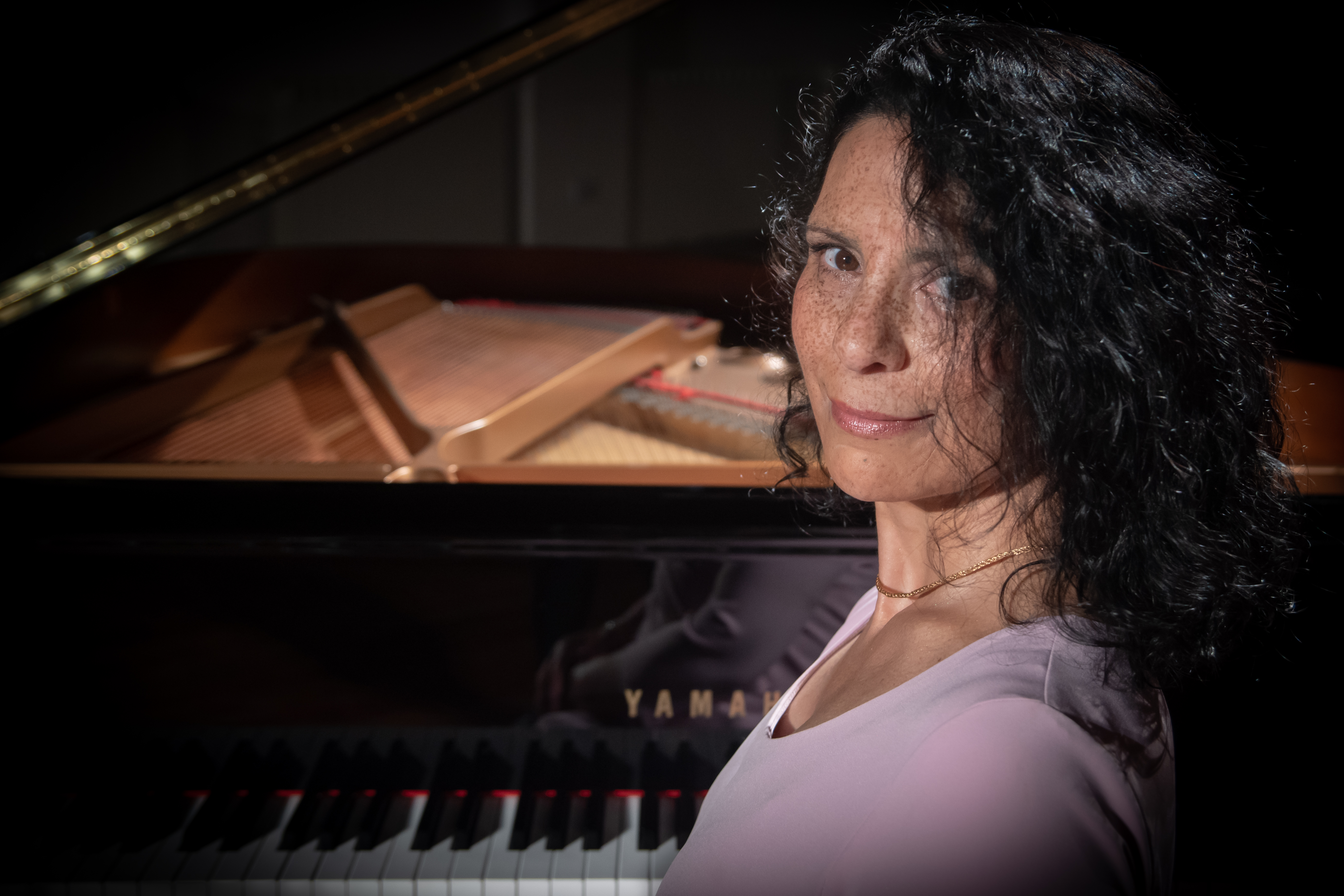 Silvia Teijeira integrante del colectivo de pianistas federales. (Foto: Gentileza)