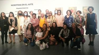En el Museo Municipal de Bellas Artes Juan Sánchez de Roca quedó inaugurada la muestra “Nosotras en el arte”. Foto gentileza 